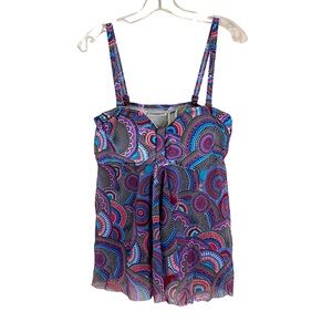 Croft & Barrow Bathing Suit Top Women Size 16W